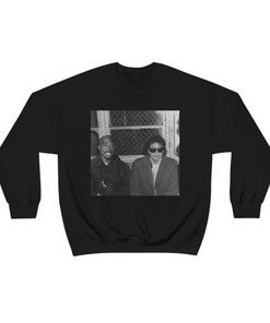 Michael Jackson & 2Pac Sweatshirt -  Retro Sweatshirt - Vintage Gifts - Streetwear - Michael Jackson Gift - Unisex Crewneck Sweatshirt