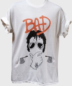 Michael Jackson 80'S Pop Music Short Sleeve White Unisex T-Shirt