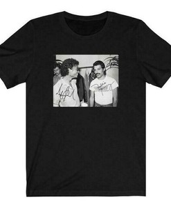 Michael Jackson And Freddie Mercury Vintage Rare T-Shirt Size