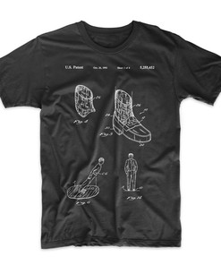 Michael Jackson Anti Gravity Shoes Art Patent T-Shirt. Black, White Or Gray New