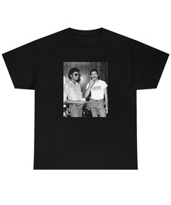 Michael Jackson & Freddie Mercury T-Shirt - Retro Music Gifts - Unisex Tee - Concert Shirts - Freddie Mercury Merch