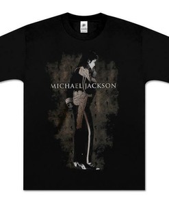 Michael Jackson Gold Foil Standing Officially Licensed Adult Unisex T-Shirt