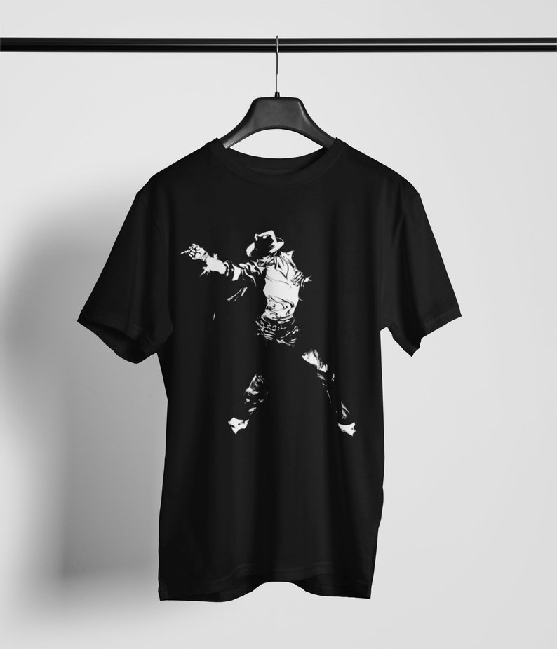 Michael Jackson - King Of Pop, Dance Moves - Beat It, Moonwalk, Men And Women Music Tee, Vintage Tshirt - Image 3