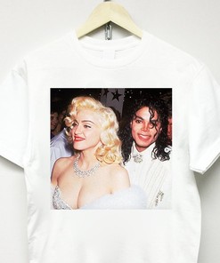Michael Jackson & Madonna T-Shirt Vintage Rap Tee Astroworld Travis Scott Jordan Hip Hop Tour Pop Japan Music Band 80S Merch Prince 90S Bad