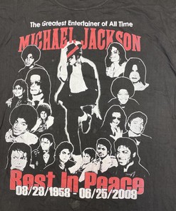 Michael Jackson Rest In Peace Black Short Sleeve T Shirt