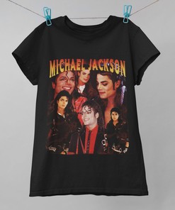 Michael Jackson Retro Shirt, Michael Jackson Vintage Print T-Shirt, Michael Jackson Unisex Clothing
