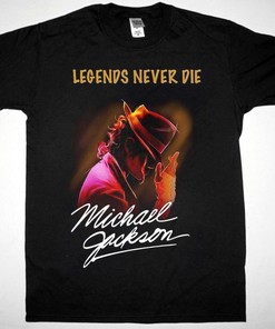 Michael Jackson Shirt, Legends Never Die T-Shirt, Pop Soul Funk Rhythm Men'S