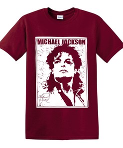 Michael Jackson Signature T-Shirt, King Of Pop, Legend,Icon, Music, Tshirt