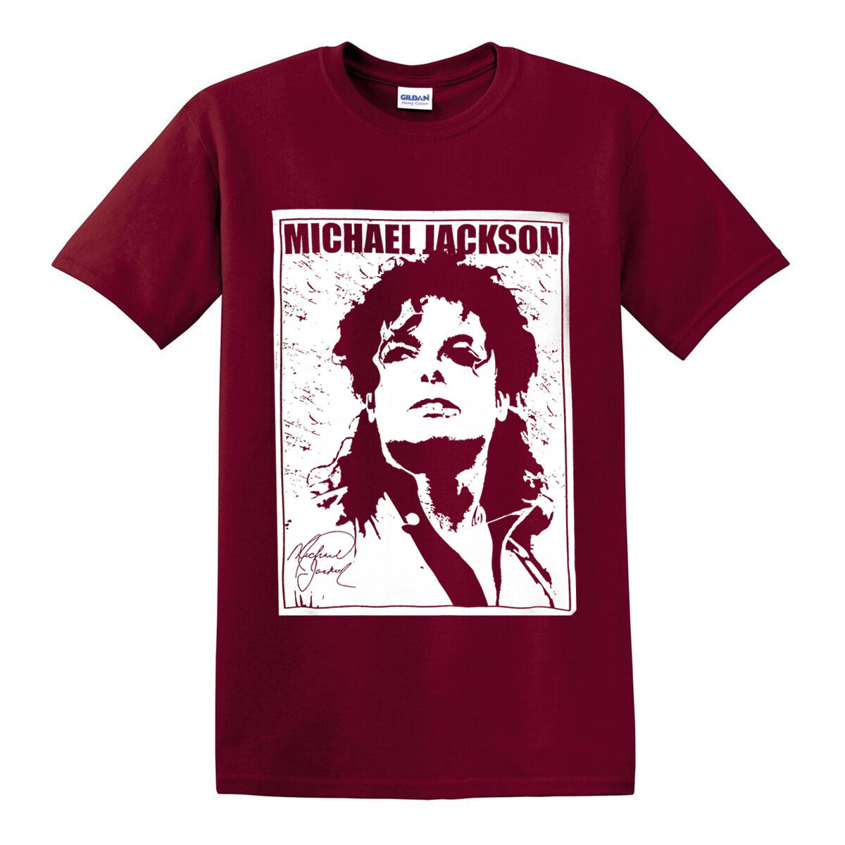 Camiseta Básica Unissex Algodão Michael Jackson Vintage King Of Pop