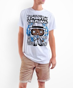 Michael Jackson Smooth Criminal &Quot;You Have Been Struck By Smooth Criminal Comic/Pop Art Classic Unisex Crewneck T-Shirt