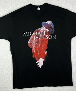 Michael Jackson T-Shirt Men'S Short Sleeve Crew Neck Tultex
