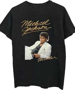 Michael Jackson T-Shirt - Thriller White Suit -  Unisex Official Licensed Design - Worldwide Shipping