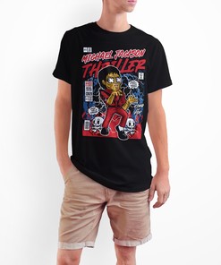 Michael Jackson Thriller Inside A Killer Thriller Tonight Cause This Is Thriller Comic/Pop Art Classic Unisex Crewneck T-Shirt