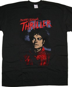 Michael Jackson Thriller King Of Pop Official Tee T-Shirt Mens Unisex