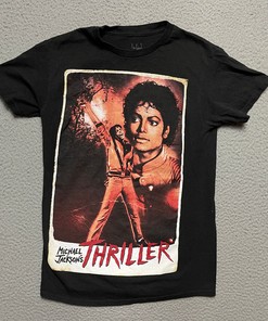 Michael Jackson Thriller T-Shirt Men'S Short Sleeve Crewneck