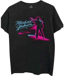 Michael Jackson Tshirt - Neon - Unisex Official Licensed Design - Worldwide Shipping