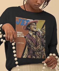 Michael Jackson Unisex Crewneck Sweatshirt| Black History Sweatshirt| Jet Magazine Vintage Sweatshirt| Gifts For Him| Gifts For Her