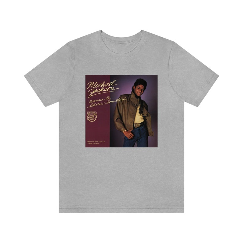 Michael Jackson - Wanna Be Startin , Somethi / Unisex Premium T-Shirt - Image 3