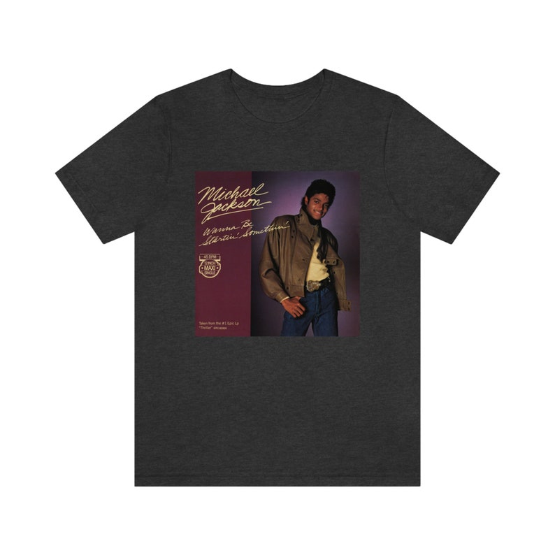 Michael Jackson - Wanna Be Startin , Somethi / Unisex Premium T-Shirt - Image 4