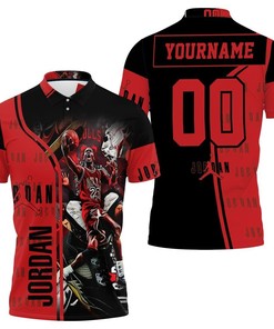 Michael Jordan 23 Chicago Bulls Legend Personalized Polo Shirt All Over Print Shirt 3d T-shirt