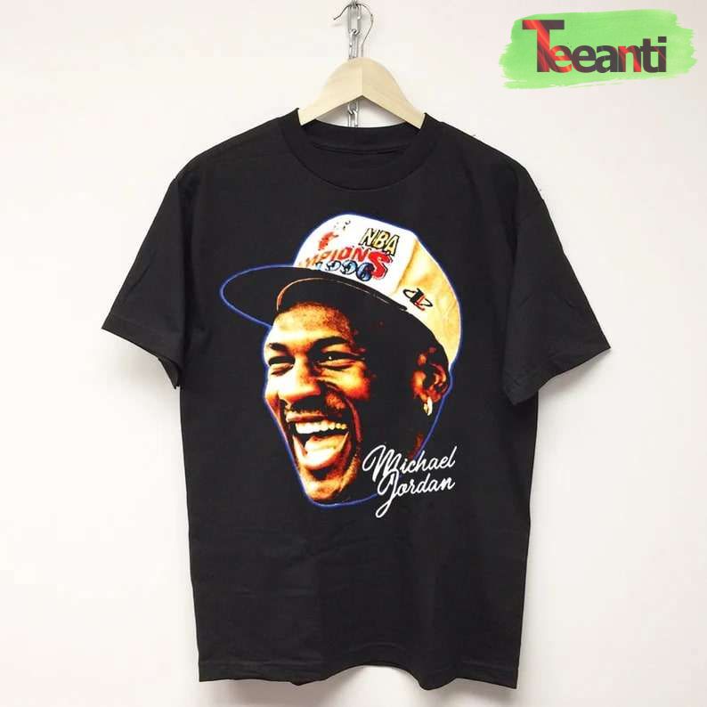 Michael Jordan Chicago Bulls Nba TShirt Bluefink