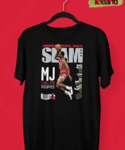 Michael Jordan Slam Basketball Chicago Bulls Nba T-Shirt