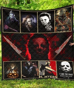 Michael Myer Halloween Horror Movies Quilt Blanket Bedding Set