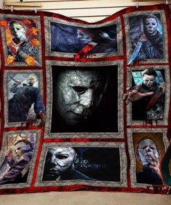 Michael Myers Horror Quilt Blanket Bedding Set