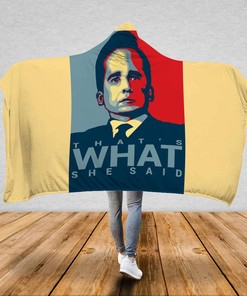 Michael Scott ThatS What She Said! Quilt Blanket Bedding Set