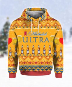 Michelob Ultra Beer Bottles Hoodie 3D