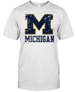 Michigan Block M Stack T-Shirt