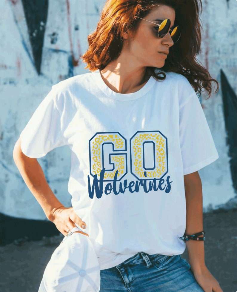 Michigan Football Gear, Go Wolverines T-Shirt