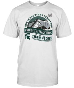Michigan State Spartans Peach Bowl Champions T-Shirt