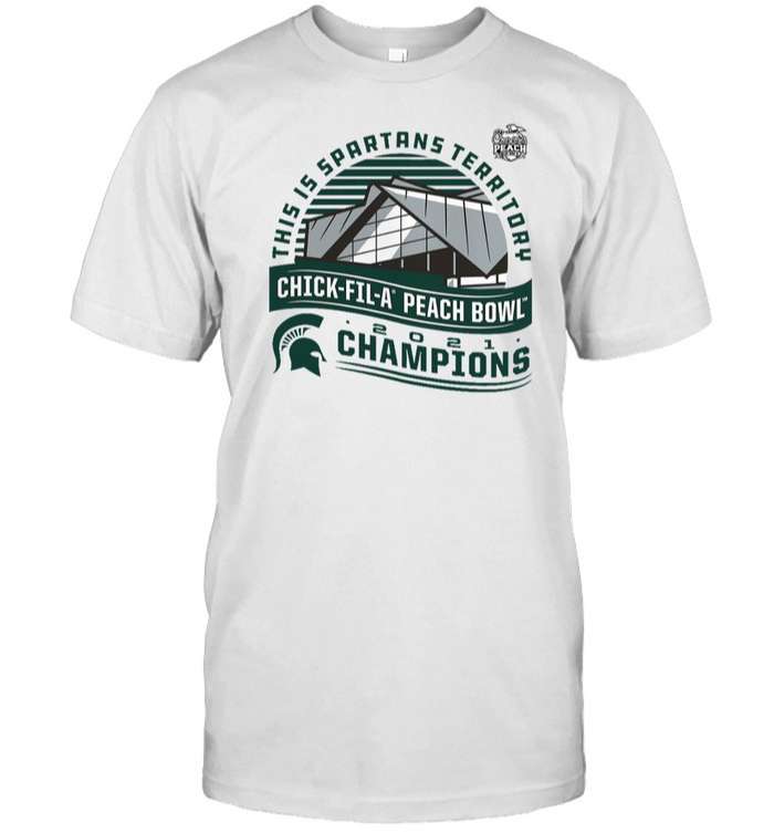Michigan State Spartans Peach Bowl Champions T-Shirt