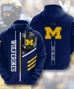 Michigan Wolverines Custom Hoodie 3D