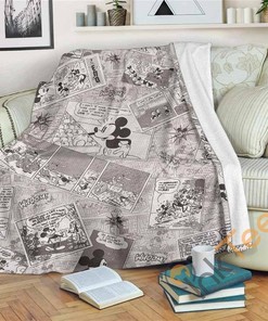 Mickey Mouse Comics Disney Sherpa Blanket Fleece Blanket Funny Gifts