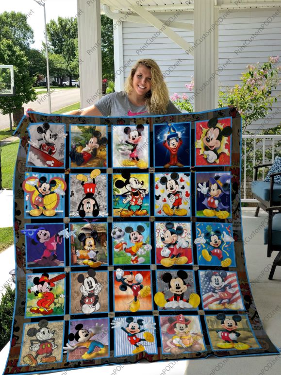 Mickey Mouse Layout Collection For Fan Quilt Blanket