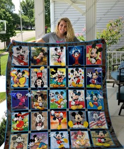 Mickey Mouse Layout Collection For Fan Quilt Blanket Bedding Set