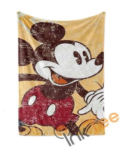 Mickey Mouse Limited Edition Sherpa Fleece Blanket Gifts for Family