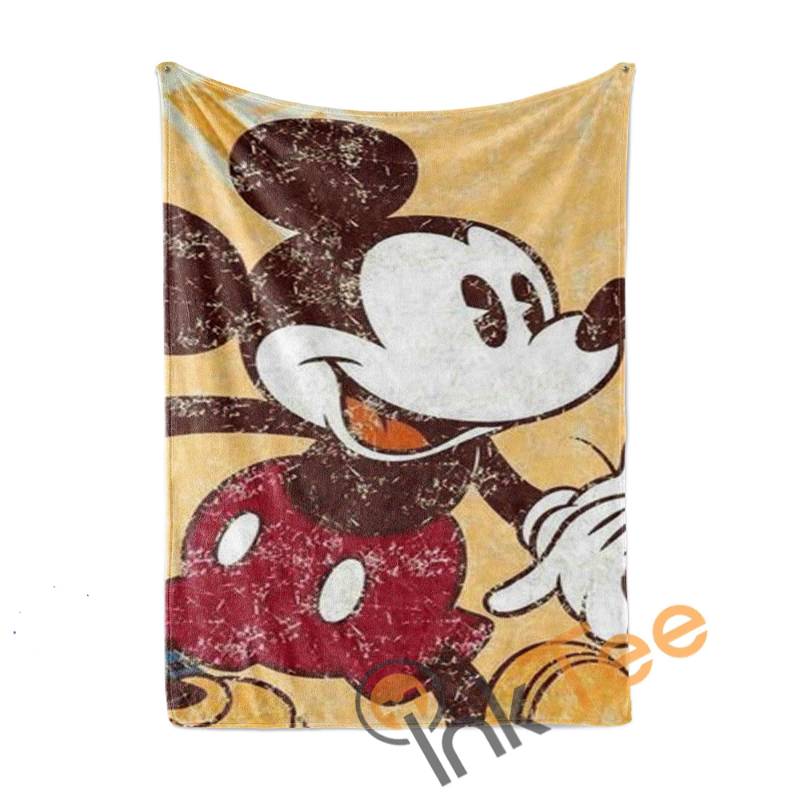 Mickey Mouse Limited Edition Sherpa Fleece Blanket Gifts for Family