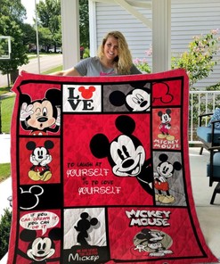 Mickey Mouse Quilt Blanket Ha0910