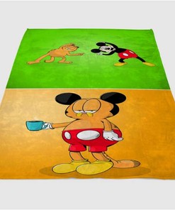 Mickey Mouse Sherpa Blanket Fleece Blanket Gift