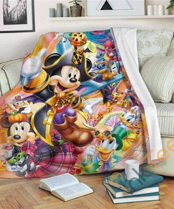 Mickey Mouse and Friends Disney Sherpa Blanket Fleece Blanket Funny Gifts
