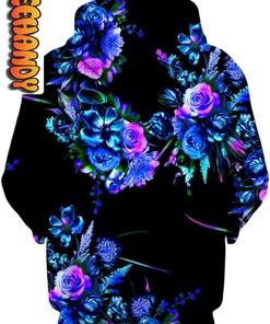 Midnight Garden Unisex 3D Hoodie