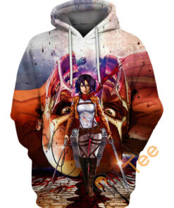 Mikasa Attack On Titan Hoodie 3D