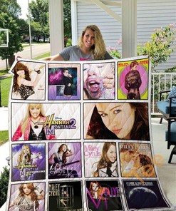 Miley Cyrus Quilt Blanket Bedding Set