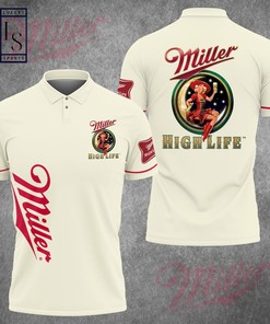 Miller High Life Drinking Polo Shirt