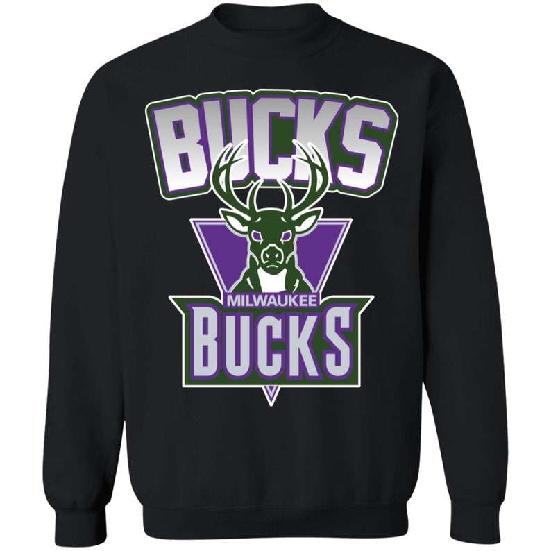 Milwaukee Bucks 90'S Vintage Nba Crewneck Sweatshirt