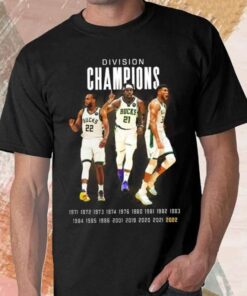 Milwaukee Bucks Division Champions 1971 2022 Shirt