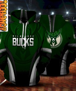 Milwaukee Bucks Premium 3D Hoodie